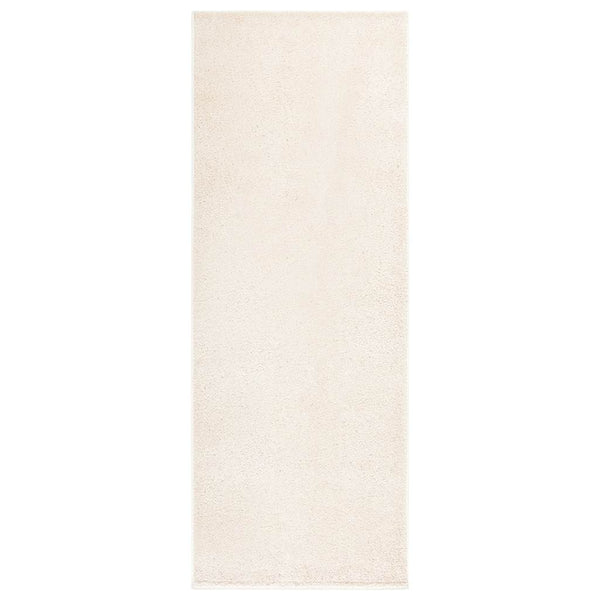 Pehmeänukkainen matto liukumaton 67x180 cm beige