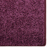 Pehmeänukkainen matto liukumaton 67x180 cm purppura