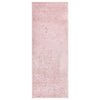 Pehmeänukkainen matto liukumaton 67x180 cm pinkki