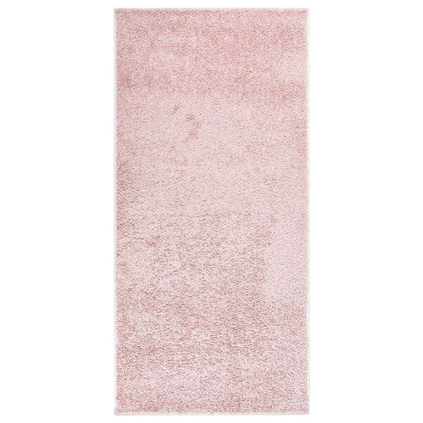 Pehmeänukkainen matto liukumaton 115x170 cm pinkki