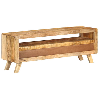 TV-taso 110x30x40 cm täysi mangopuu