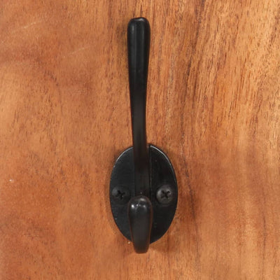 Seinäkiinnitteiset naulakot Razvanel 36x3x110cm (2 kpl akaasiapuu)