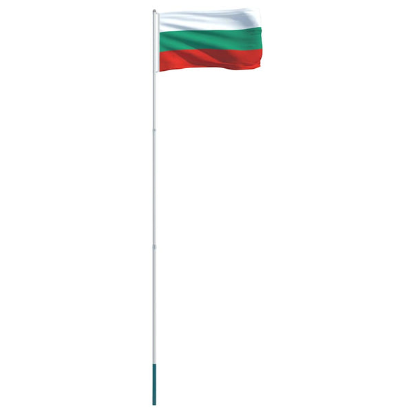 Bulgarian lippu ja tanko alumiini 4 m