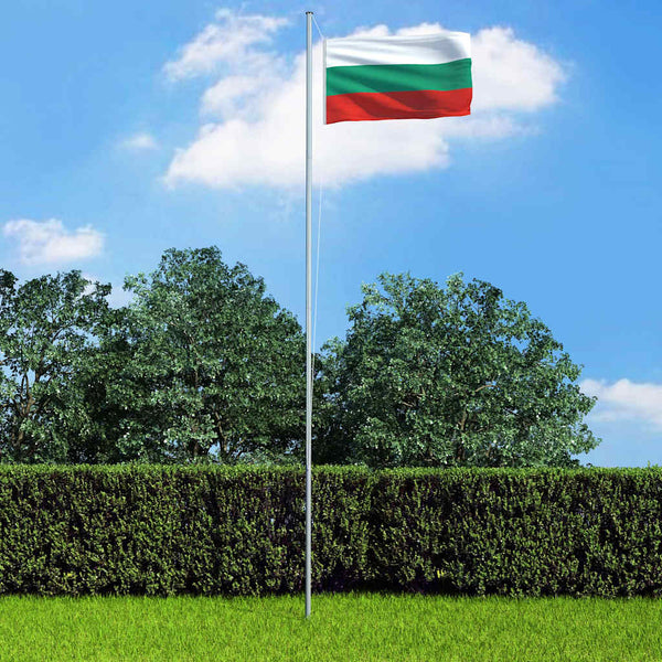 Bulgarian lippu ja tanko alumiini 4 m