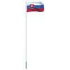 Slovakian lippu ja tanko alumiini 4 m