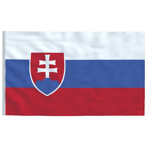 Slovakian lippu ja tanko alumiini 4 m