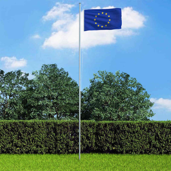 Euroopan lippu ja tanko alumiini 4 m