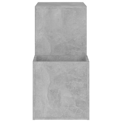 Eteisen kenkäkaappi betoninharmaa 105x35,5x70 cm tekninen puu