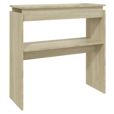 Konsolipöytä Sonoma-tammi 80x30x80 cm tekninen puu