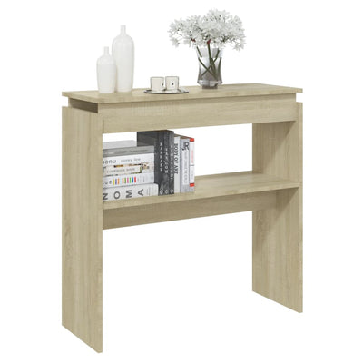 Konsolipöytä Sonoma-tammi 80x30x80 cm tekninen puu