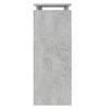 Konsolipöytä betoninharmaa 80x30x80 cm lastulevy