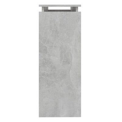 Konsolipöytä betoninharmaa 102x30x80 cm tekninen puu