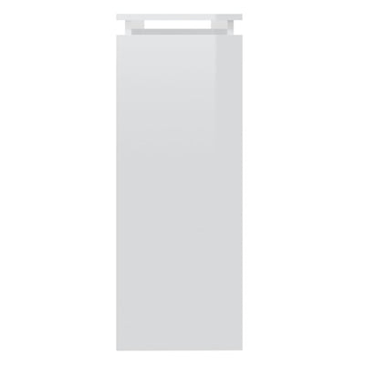 Valkoinen konsolipöytä Deleni 102x30x80cm (korkeakiilto, puinen)