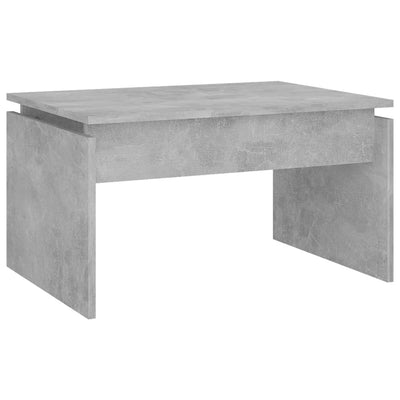 Sohvapöytä betoninharmaa 68x50x38 cm tekninen puu