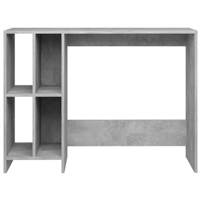 Työpöytä betoninharmaa 102,5x35x75 cm tekninen puu