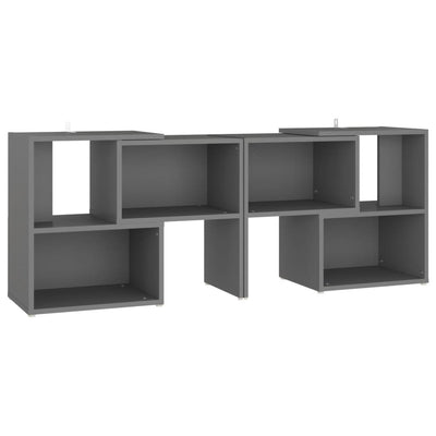 TV-taso harmaa 104x30x52 cm tekninen puu