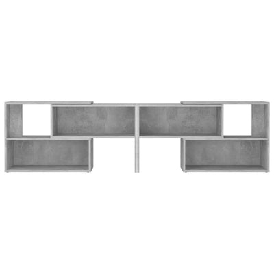 TV-taso betoninharmaa 149x30x52 cm tekninen puu