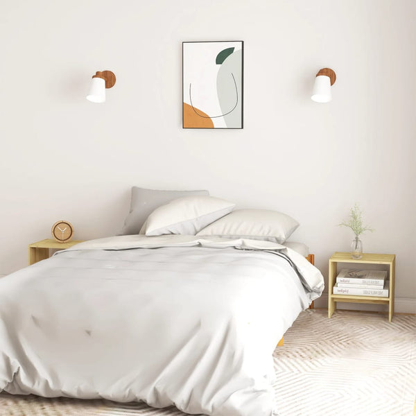 Yöpöydät 2 kpl 40x30,5x40 cm täysi mänty