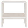 Valkoinen yöpöydät Saltirea 40x30,5x40cm (2 kpl mänty)