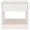 Valkoinen yöpöytä Bethann 40x31x40cm (mänty)