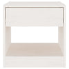 Valkoinen yöpöydät Bethann 40x31x40cm (2 kpl mänty)