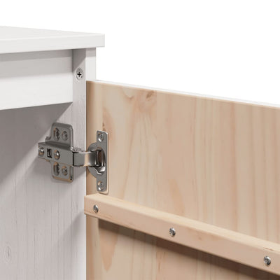 Valkoinen senkki Lubia 60x36x65cm (mänty)