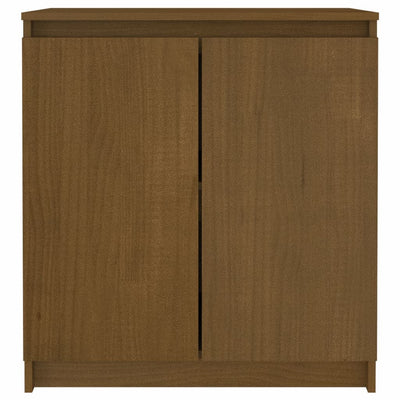 Sivukaappi hunajanruskea 60x36x65 cm täysi mänty