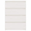 Valkoinen sivukaappi Badi 60x36x84cm (mänty)