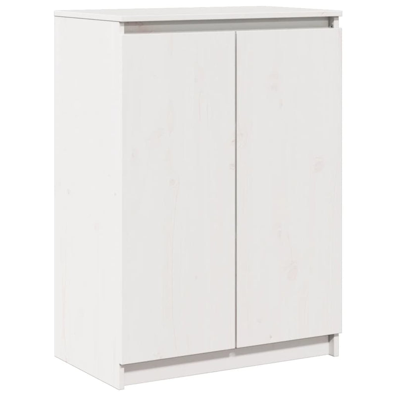 Valkoinen senkki Horezu 60x36x84cm (mänty)
