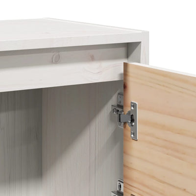 Valkoinen yöpöydät Yoshiko 40x30,5x40cm (2 kpl mänty)