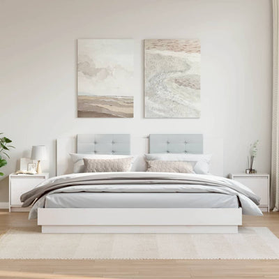 Valkoinen yöpöydät Yoshiko 40x30,5x40cm (2 kpl mänty)