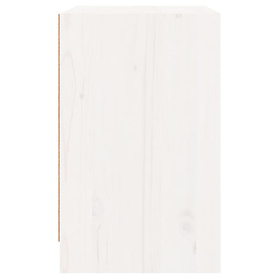 Valkoinen yöpöydät Todosica 40x31x50cm (2 kpl mänty)