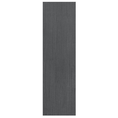 Kirjahylly/tilanjakaja harmaa 40x30x103,5 cm täysi mänty