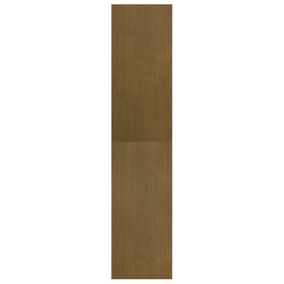 Kirjahylly/tilanjakaja hunajanruskea 40x30x135,5 cm täysi mänty