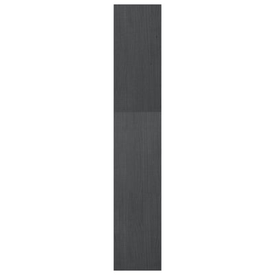 Kirjahylly/tilanjakaja harmaa 40x30x167,5 cm täysi mänty