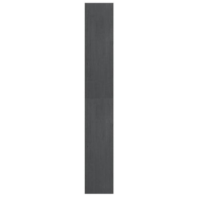 Kirjahylly/tilanjakaja harmaa 40x30x199 cm täysi mänty