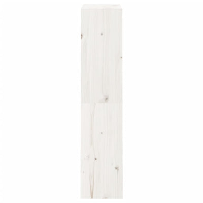 Kirjahylly/tilanjakaja valkoinen 60x30x135,5 cm täysi mänty