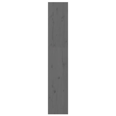 Kirjahylly/tilanjakaja harmaa 60x30x167,5 cm täysi mänty