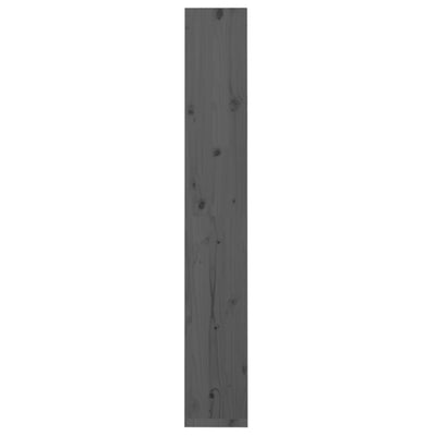 Kirjahylly/tilanjakaja harmaa 60x30x199,5 cm täysi mänty