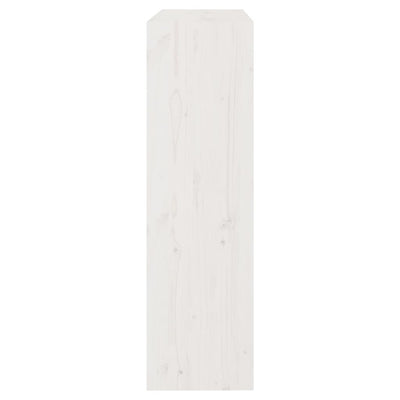 Kirjahylly/tilanjakaja valkoinen 80x30x103,5 cm täysi mänty