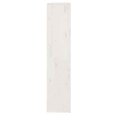 Kirjahylly/tilanjakaja valkoinen 80x30x135,5 cm täysi mänty