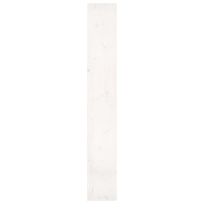 Kirjahylly/tilanjakaja valkoinen 80x30x199,5 cm täysi mänty