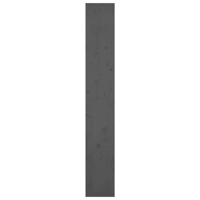 Kirjahylly/tilanjakaja harmaa 80x30x199,5 cm täysi mänty