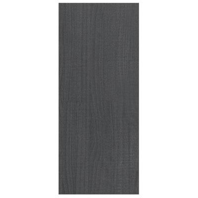 Kirjahylly/tilanjakaja harmaa 100x30x71,5 cm täysi mänty