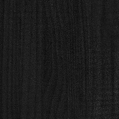 Kirjahylly/tilanjakaja musta 100x30x71,5 cm täysi mänty