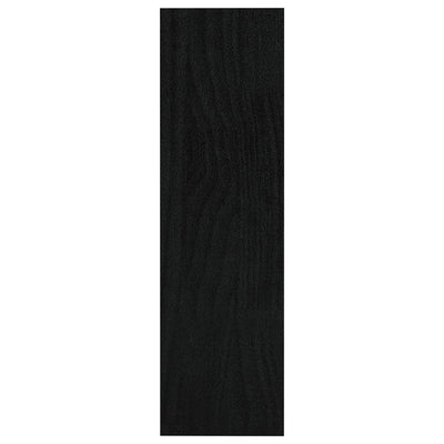 Kirjahylly/tilanjakaja musta 100x30x103 cm täysi mänty
