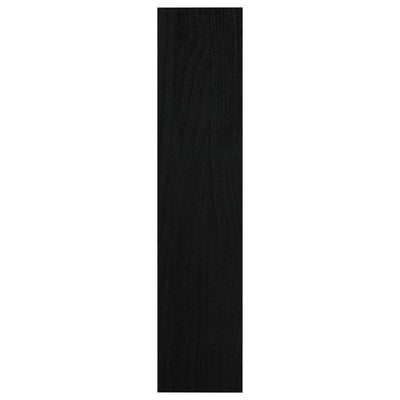 Kirjahylly/tilanjakaja musta 100x30x135,5 cm täysi mänty
