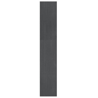 Kirjahylly/tilanjakaja harmaa 100x30x167,5 cm täysi mänty