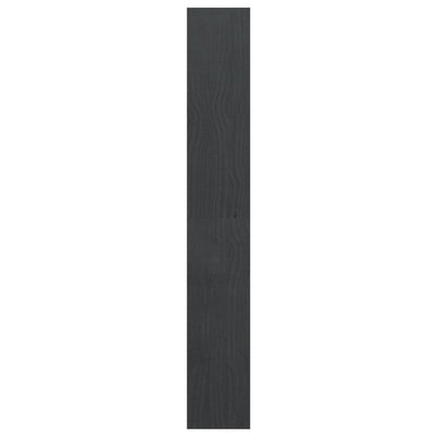 Kirjahylly/tilanjakaja harmaa 100x30x200 cm täysi mänty