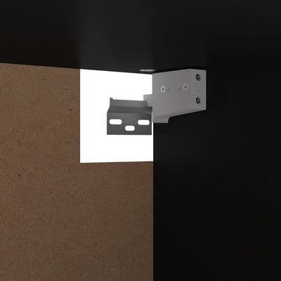 Musta vaatekaappi Alyna 100x32,5x35cm (puinen)